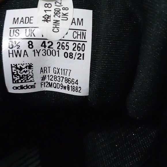 ADIDAS ALPHAMAGMA GUARD - SIZE 8.5 MEN/ 9.5 WMN - BLACK/NAVY BLUE - Picture 11 of 13